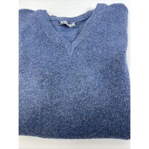 PJ Paul Jones Men's Blue Wool Blend Pullover Preppy Academia Sweater Size 2XL